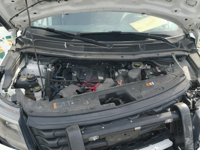 1FM5K8AR2GGA52447 - 2016 FORD EXPLORER P WHITE photo 7