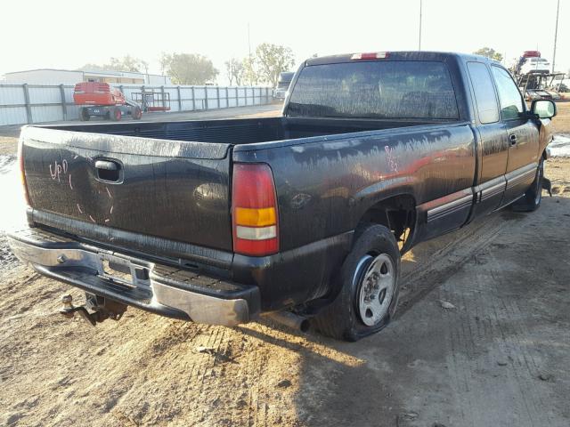 1GCEC19V82E118613 - 2002 CHEVROLET SILVERADO BLACK photo 4