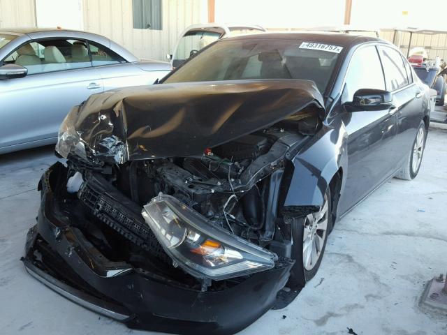 1HGCR2F86FA020964 - 2015 HONDA ACCORD EXL BLACK photo 2