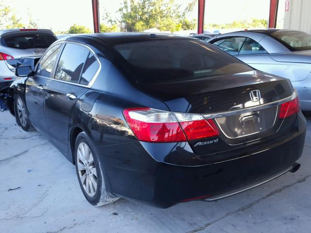 1HGCR2F86FA020964 - 2015 HONDA ACCORD EXL BLACK photo 3