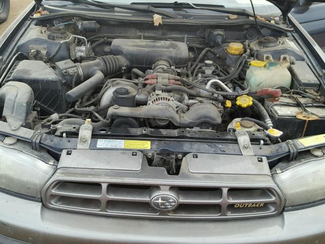 4S3BG6859V7631691 - 1997 SUBARU LEGACY OUT BLUE photo 7