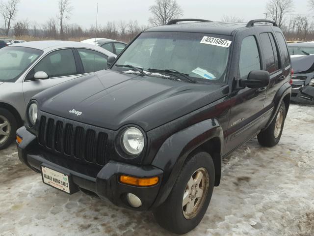 1J4GL58K83W665832 - 2003 JEEP LIBERTY LI BLACK photo 2