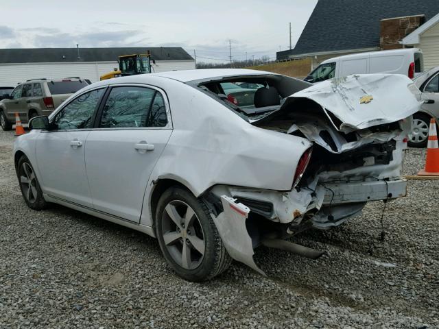 1G1ZC5E15BF162003 - 2011 CHEVROLET MALIBU 1LT WHITE photo 3