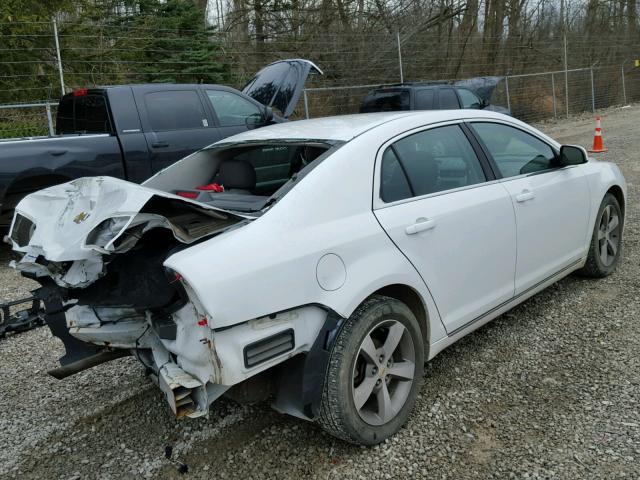 1G1ZC5E15BF162003 - 2011 CHEVROLET MALIBU 1LT WHITE photo 4