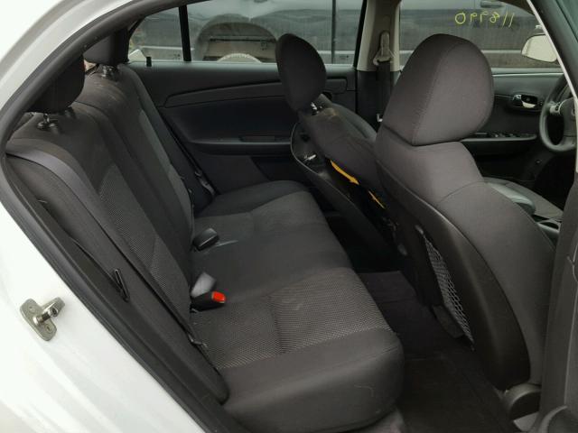 1G1ZC5E15BF162003 - 2011 CHEVROLET MALIBU 1LT WHITE photo 6