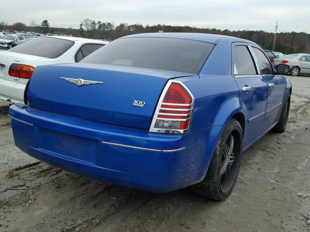 2C3KA53G06H220050 - 2006 CHRYSLER 300 TOURIN BLUE photo 4