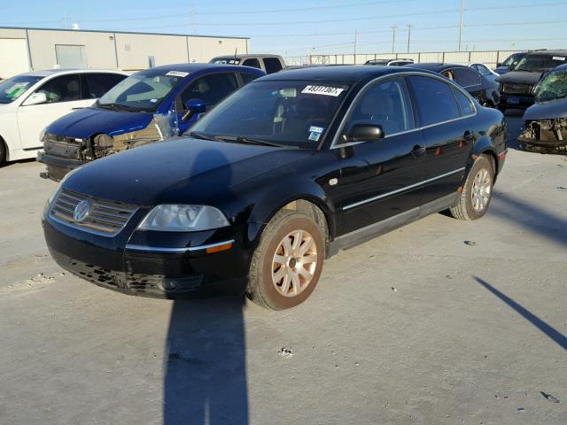 WVWPD23B72P126524 - 2002 VOLKSWAGEN PASSAT GLS BLACK photo 2