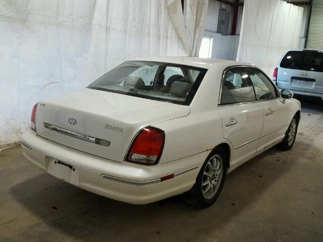 KMHFU45E33A252524 - 2003 HYUNDAI XG 350 WHITE photo 4