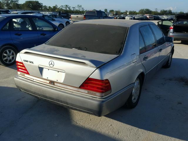 WDBGA57E3NA046688 - 1992 MERCEDES-BENZ 600 SEL GRAY photo 4