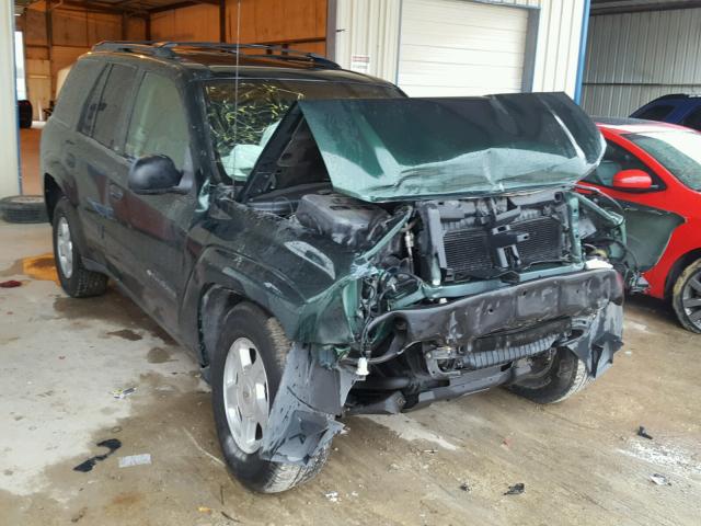 1GNDS13S122321462 - 2002 CHEVROLET TRAILBLAZE GREEN photo 1