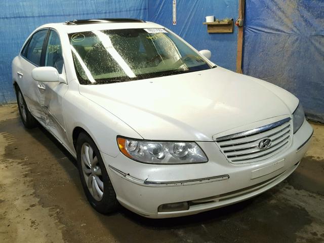 KMHFC46F66A134174 - 2006 HYUNDAI AZERA SE WHITE photo 1