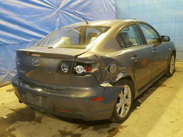 JM1BK323471749190 - 2007 MAZDA 3 S GRAY photo 4