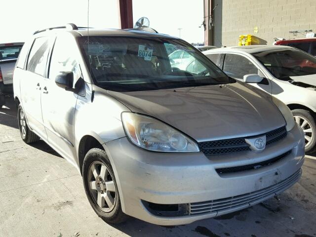 5TDZA23C24S056367 - 2004 TOYOTA SIENNA CE SILVER photo 1