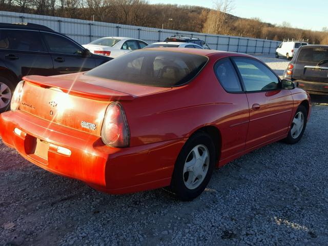 2G1WX12K9Y9302701 - 2000 CHEVROLET MONTE CARL RED photo 4