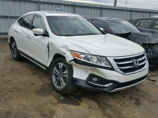 5J6TF2H53DL001259 - 2013 HONDA CROSSTOUR WHITE photo 1