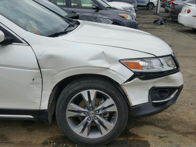 5J6TF2H53DL001259 - 2013 HONDA CROSSTOUR WHITE photo 9