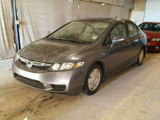 JHMFA36289S017629 - 2009 HONDA CIVIC HYBR GOLD photo 2