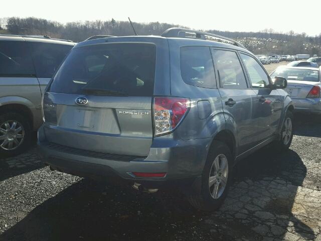 JF2SHBBC5CH409946 - 2012 SUBARU FORESTER 2 GREEN photo 4