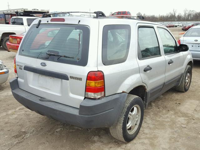 1FMYU01B42KA17250 - 2002 FORD ESCAPE XLS SILVER photo 4