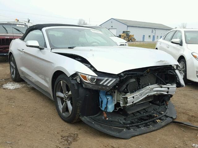 1FATP8EM8G5247319 - 2016 FORD MUSTANG SILVER photo 1