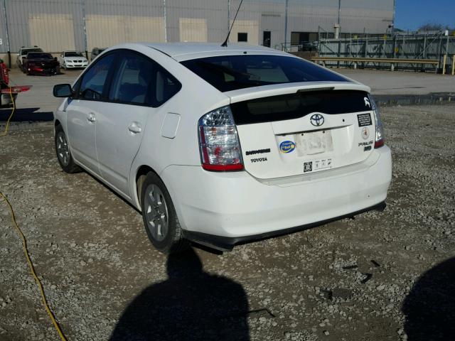 JTDKB22U563139675 - 2006 TOYOTA PRIUS WHITE photo 3