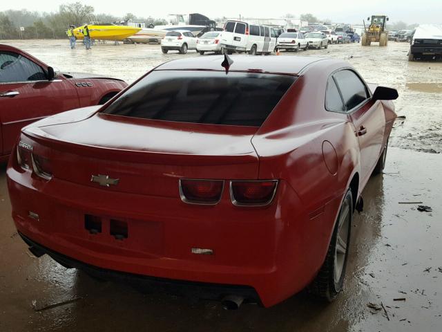 2G1FB1E34C9162102 - 2012 CHEVROLET CAMARO LT RED photo 4