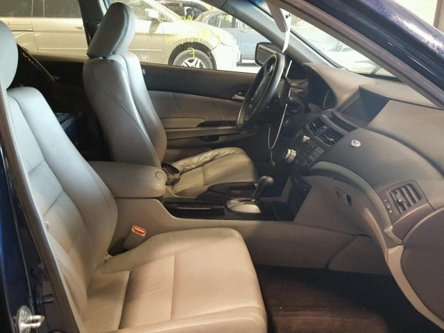 1HGCP36859A022009 - 2009 HONDA ACCORD EXL BLUE photo 5