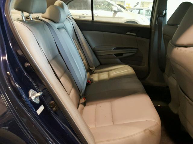 1HGCP36859A022009 - 2009 HONDA ACCORD EXL BLUE photo 6