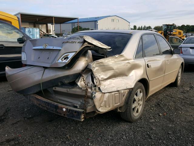 4T1BF28B0YU094535 - 2000 TOYOTA AVALON XL TAN photo 4