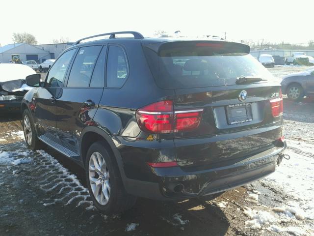 5UXZV4C52CL753795 - 2012 BMW X5 XDRIVE3 BLACK photo 3