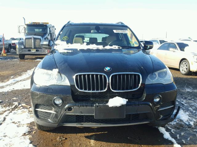 5UXZV4C52CL753795 - 2012 BMW X5 XDRIVE3 BLACK photo 9