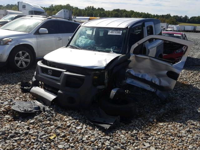 5J6YH18346L005333 - 2006 HONDA ELEMENT LX SILVER photo 2