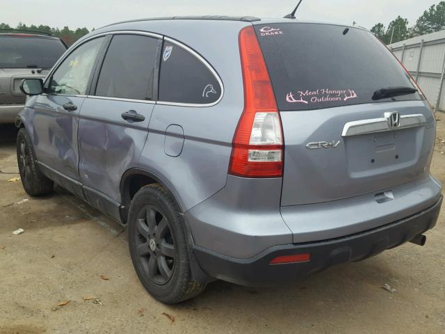 5J6RE48578L001988 - 2008 HONDA CR-V EX BLUE photo 3