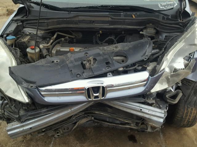 5J6RE48578L001988 - 2008 HONDA CR-V EX BLUE photo 7