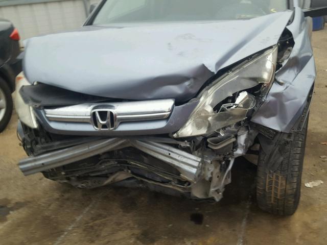 5J6RE48578L001988 - 2008 HONDA CR-V EX BLUE photo 9