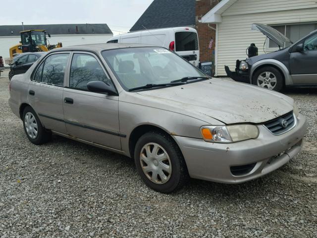 2T1BR12E91C451965 - 2001 TOYOTA COROLLA CE BEIGE photo 1