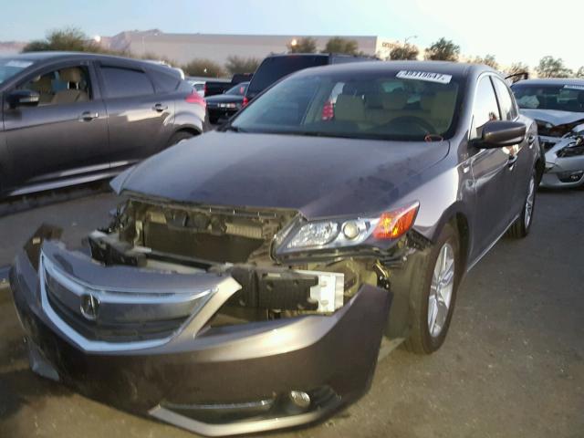 19VDE3F70DE301740 - 2013 ACURA ILX HYBRID BROWN photo 2