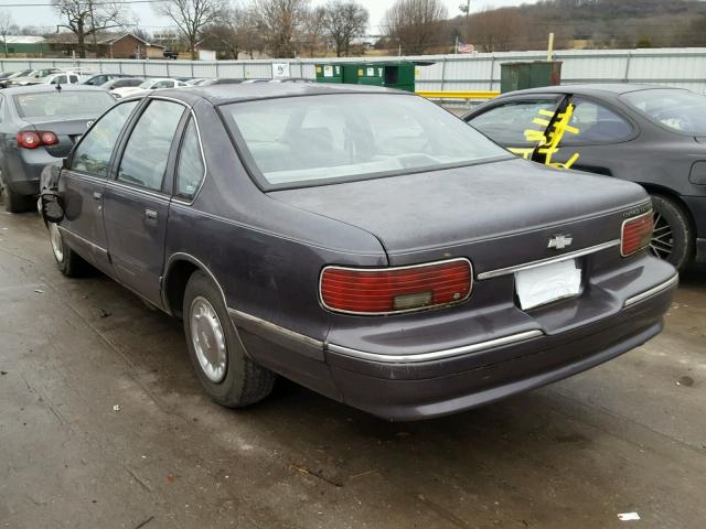 1G1BL52WXSR121978 - 1995 CHEVROLET CAPRICE CL 蓝色 照片 3
