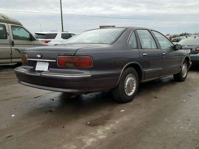 1G1BL52WXSR121978 - 1995 CHEVROLET CAPRICE CL BLUE photo 4