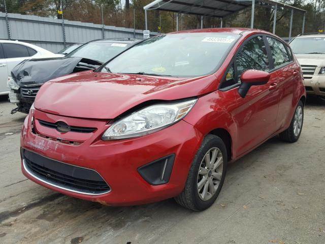 3FADP4EJ0BM178826 - 2011 FORD FIESTA SE RED photo 2