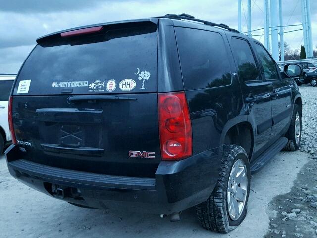 1GKFK13047J113058 - 2007 GMC YUKON BLACK photo 4