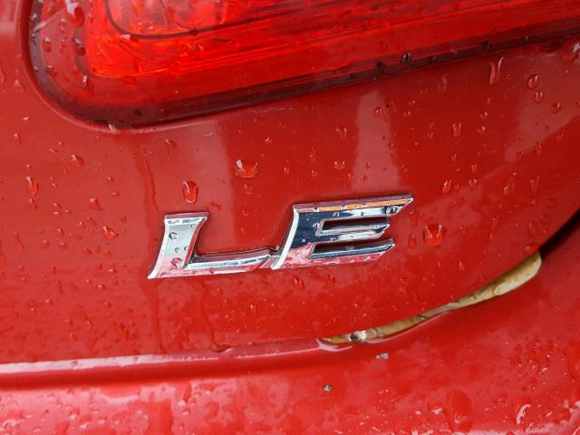 4T1BF3EK9BU637558 - 2011 TOYOTA CAMRY BASE RED photo 9