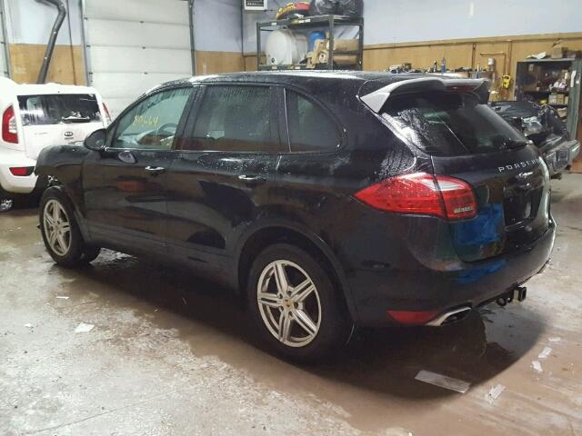 WP1AA2A21ELA08951 - 2014 PORSCHE CAYENNE BLACK photo 3