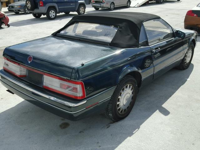 1G6VS3393PU125978 - 1993 CADILLAC ALLANTE GREEN photo 4