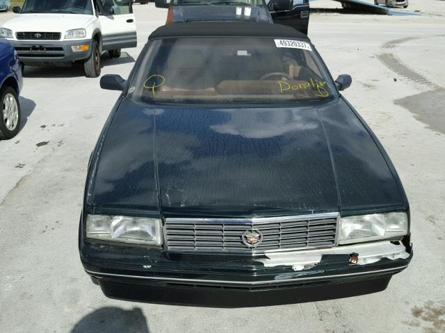 1G6VS3393PU125978 - 1993 CADILLAC ALLANTE GREEN photo 9