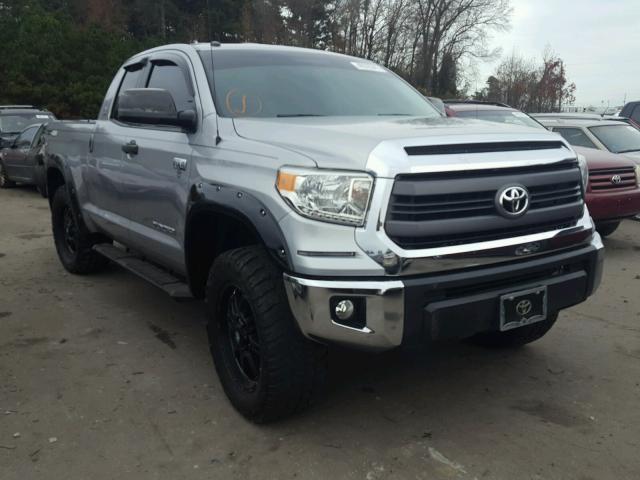 5TFUW5F16EX404836 - 2014 TOYOTA TUNDRA DOU SILVER photo 1