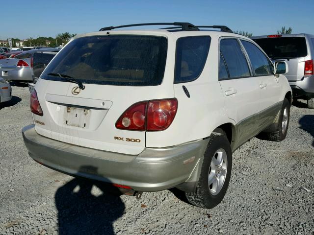 JT6GF10U3Y0060637 - 2000 LEXUS RX 300 WHITE photo 4