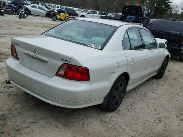 4A3AA46G12E099993 - 2002 MITSUBISHI GALANT ES WHITE photo 4