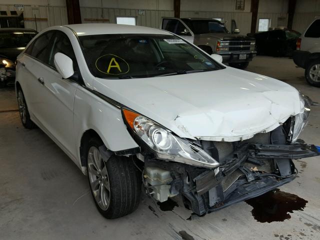 5NPEC4AC7CH364940 - 2012 HYUNDAI SONATA SE WHITE photo 1