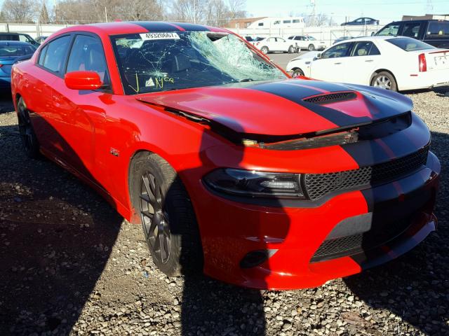 2C3CDXGJXGH234567 - 2016 DODGE CHARGER R/ RED photo 1